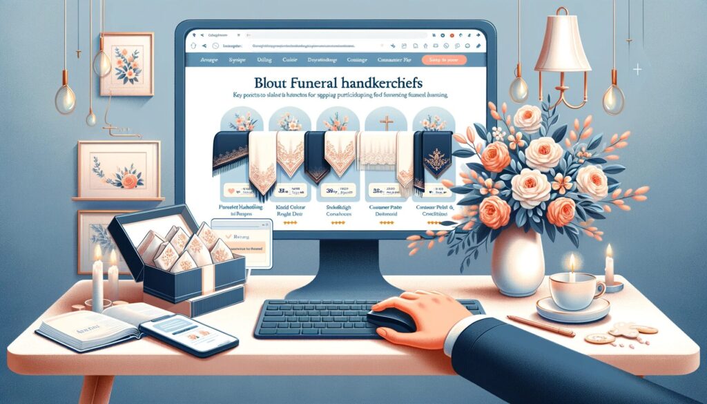 葬儀用ハンカチのオンライン購入：便利さと選ぶポイント