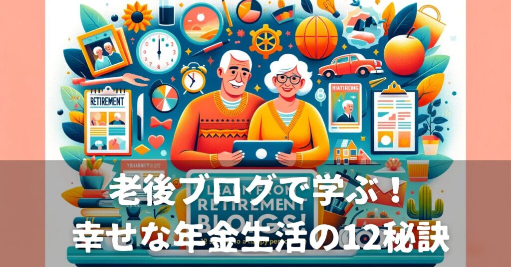 老後ブログで学ぶ！幸せな年金生活の12秘訣