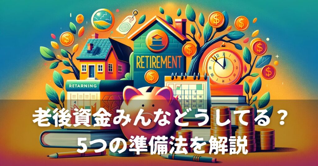 老後資金みんなどうしてる？5つの準備法を解説