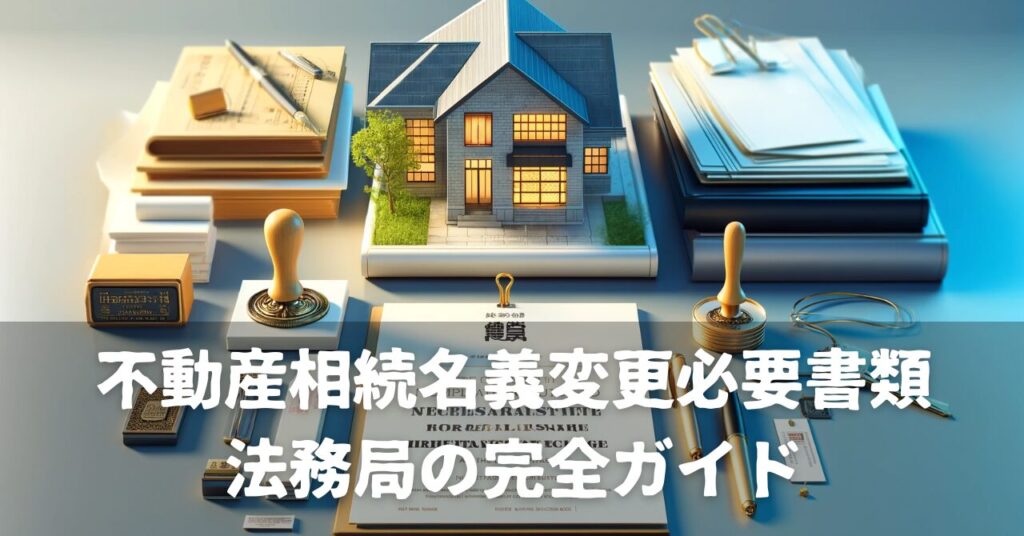 不動産相続名義変更必要書類法務局の完全ガイド