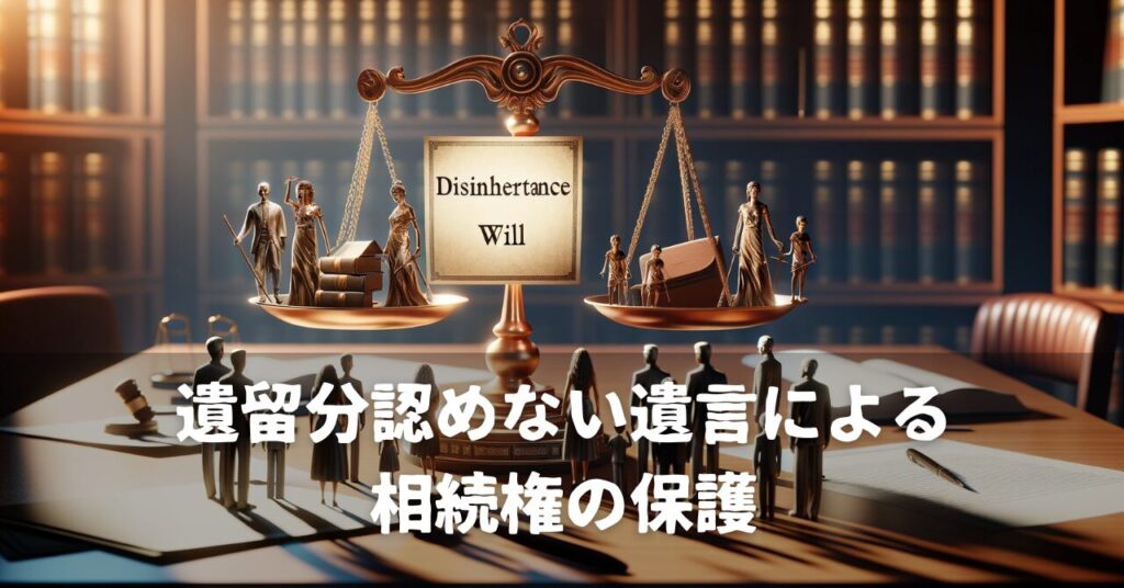 遺留分認めない遺言による相続権の保護