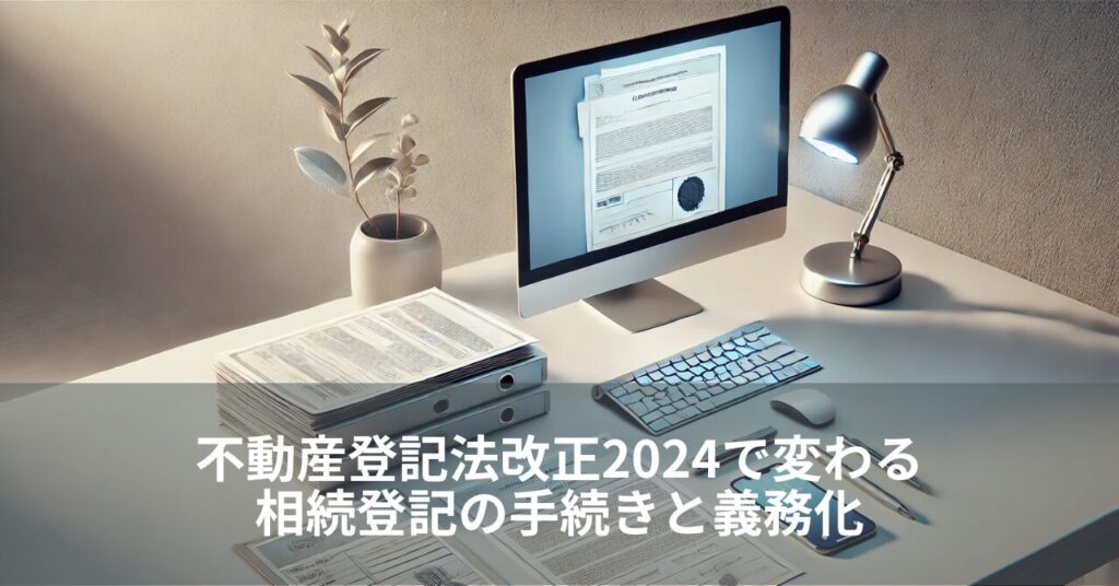 不動産登記法改正2024で変わる相続登記の手続きと義務化