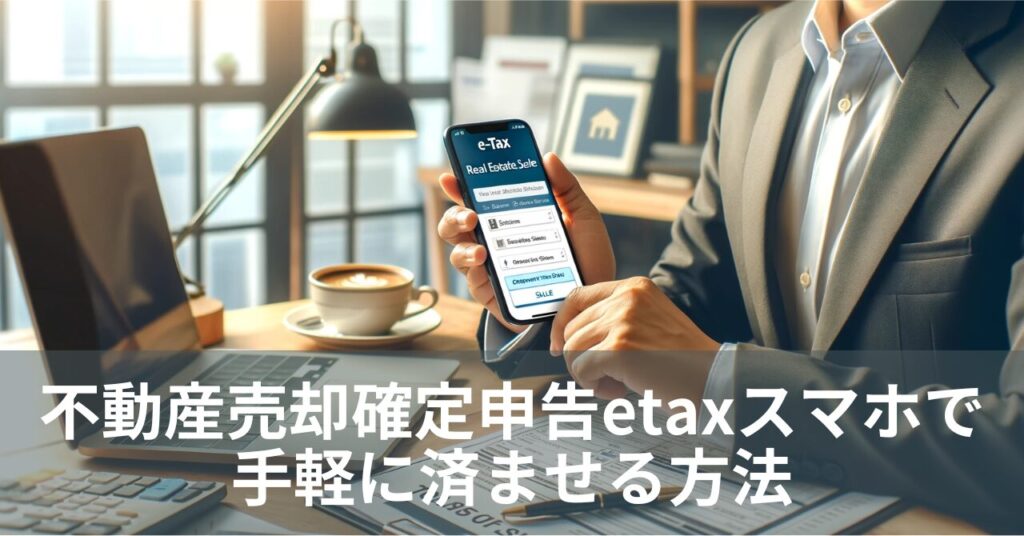 不動産売却確定申告etaxスマホで手軽に済ませる方法