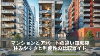 マンションとアパートの違い知恵袋：住みやすさと利便性の比較ガイド