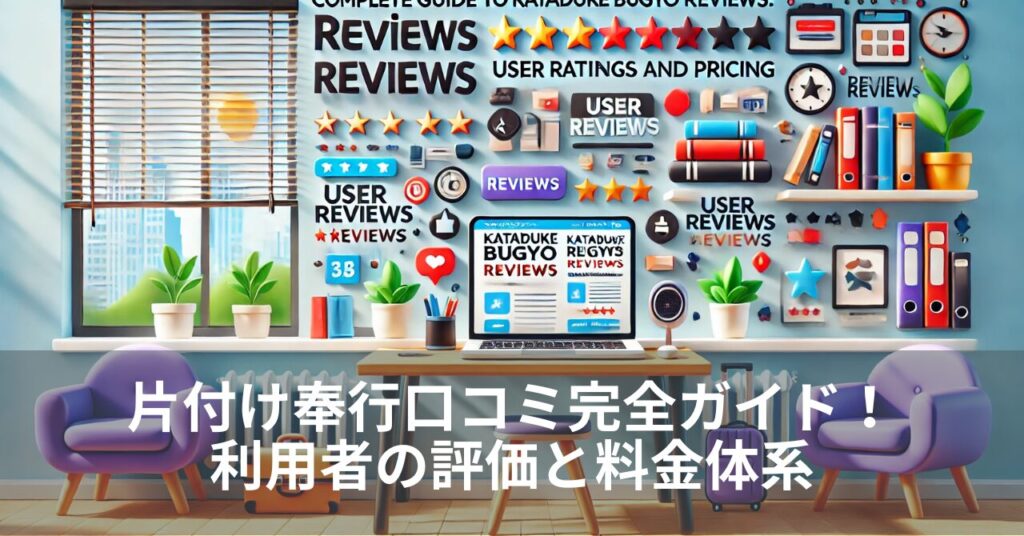 片付け奉行口コミ完全ガイド！利用者の評価と料金体系