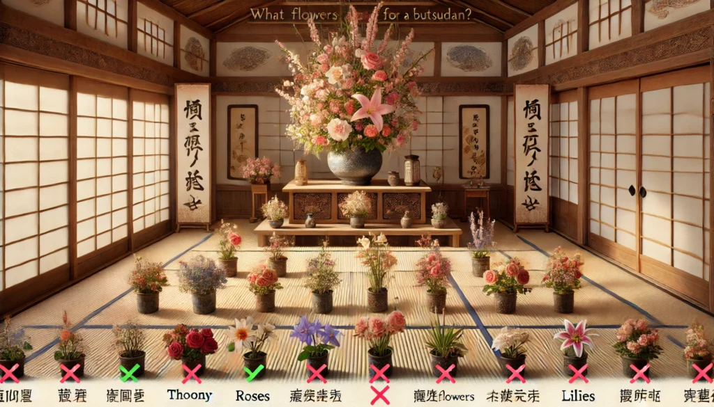 仏壇の花 ダメな花は何？