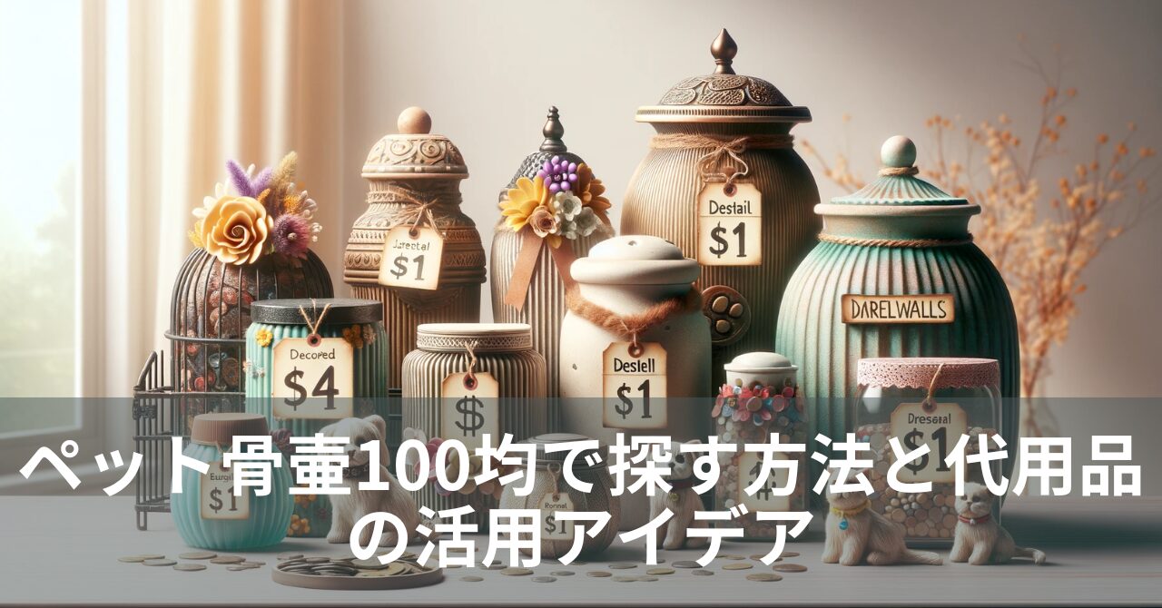 100 均 ペットの骨壺