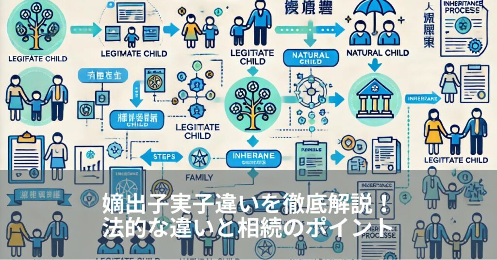 嫡出子実子違いを徹底解説！法的な違いと相続のポイント