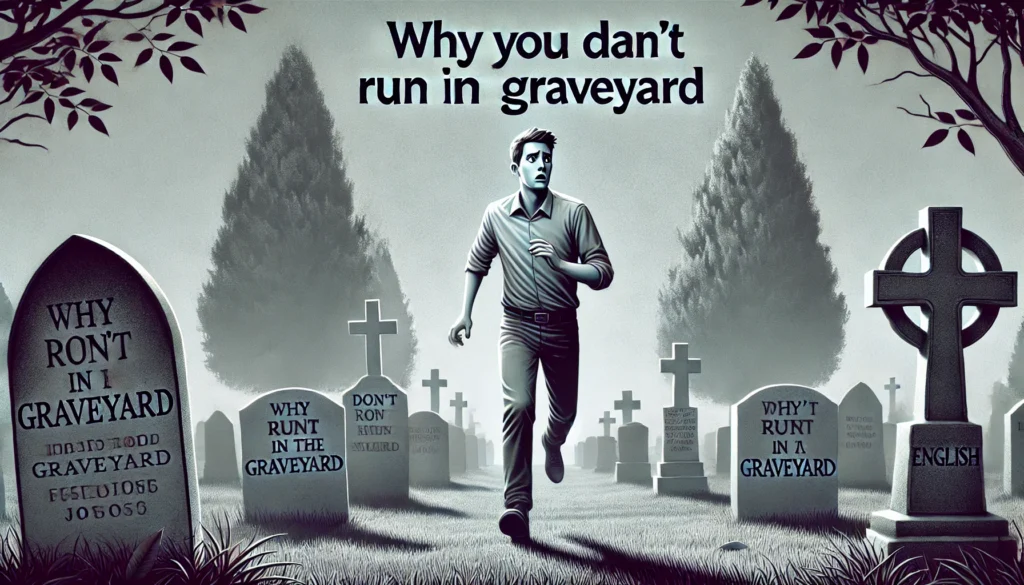 お墓で走ってはいけない理由は？
