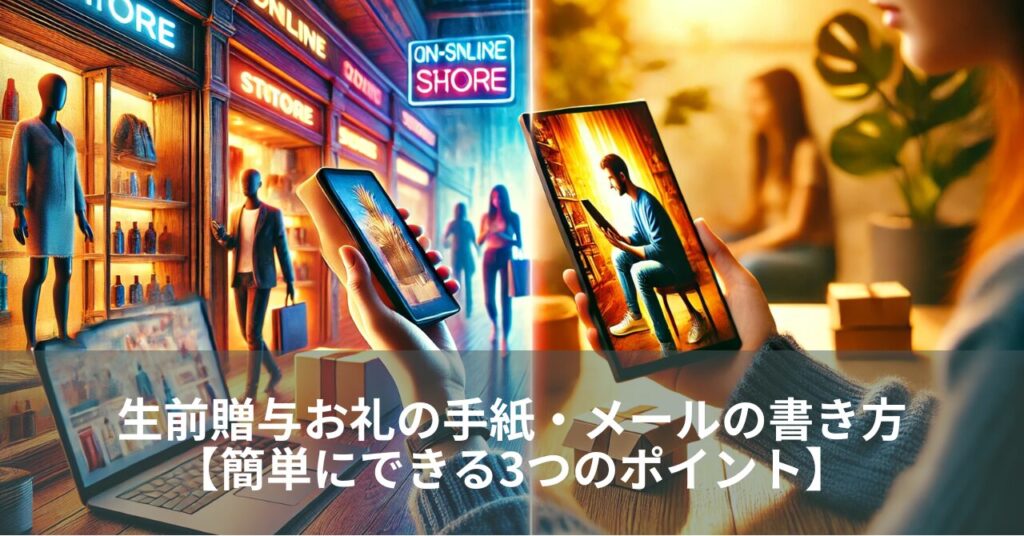 生前贈与お礼の手紙・メールの書き方【簡単にできる3つのポイント】