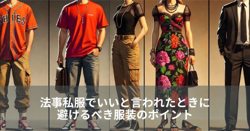 法事私服でいいと言われたときに避けるべき服装のポイント