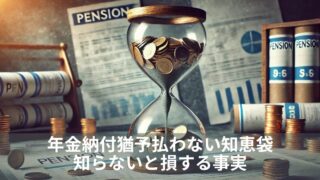 年金納付猶予払わない知恵袋：知らないと損する事実