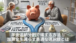 年金追納分割で得する方法！加算金を減らす最適な選択肢とは