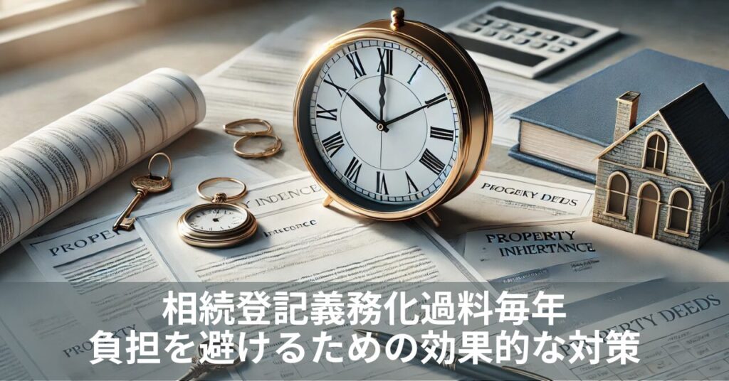 相続登記義務化過料毎年の負担を避けるための簡単で効果的な対策