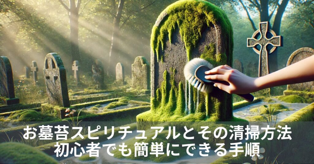 お墓苔スピリチュアルとその清掃方法を徹底解説！初心者でも簡単にできる手順