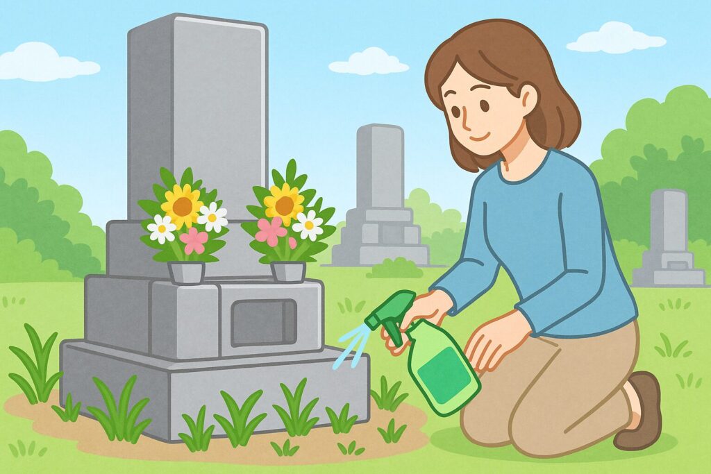 お墓除草剤スピリチュアルとは?使う前に知りたい基本知識