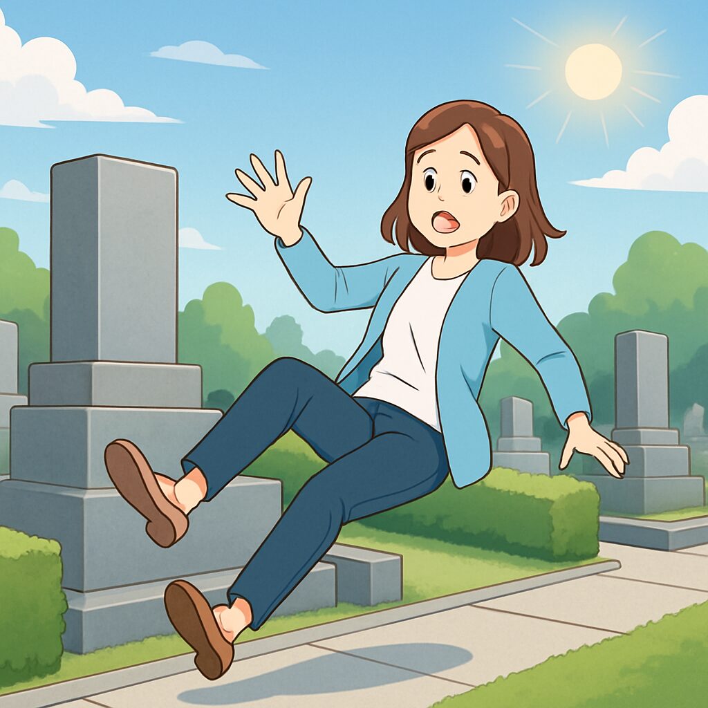 お墓で怪我 治らない場合に考えたいスピリチュアルな意味
