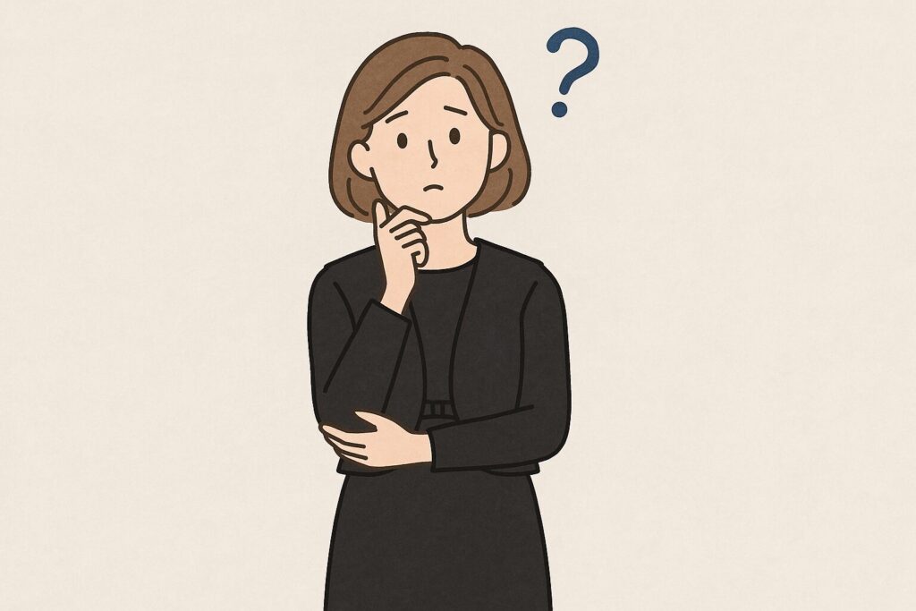 喪服 肩パット 必要なのはどんな年代?