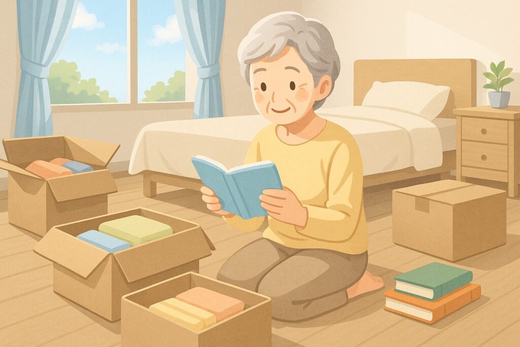 体力が落ちても続けやすい断捨離の工夫
