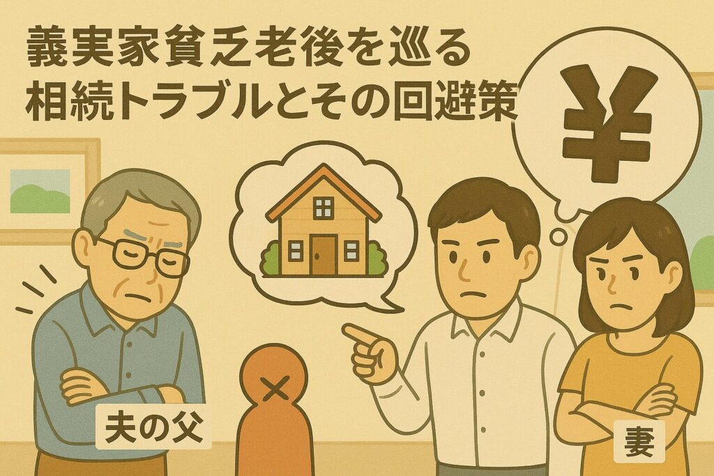 義実家貧乏老後を巡る相続トラブルとその回避策
