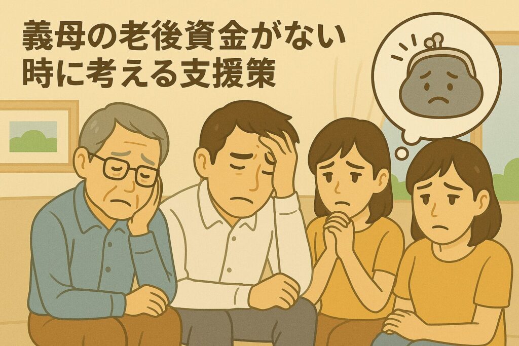 義母の老後資金がない 時に考える支援策