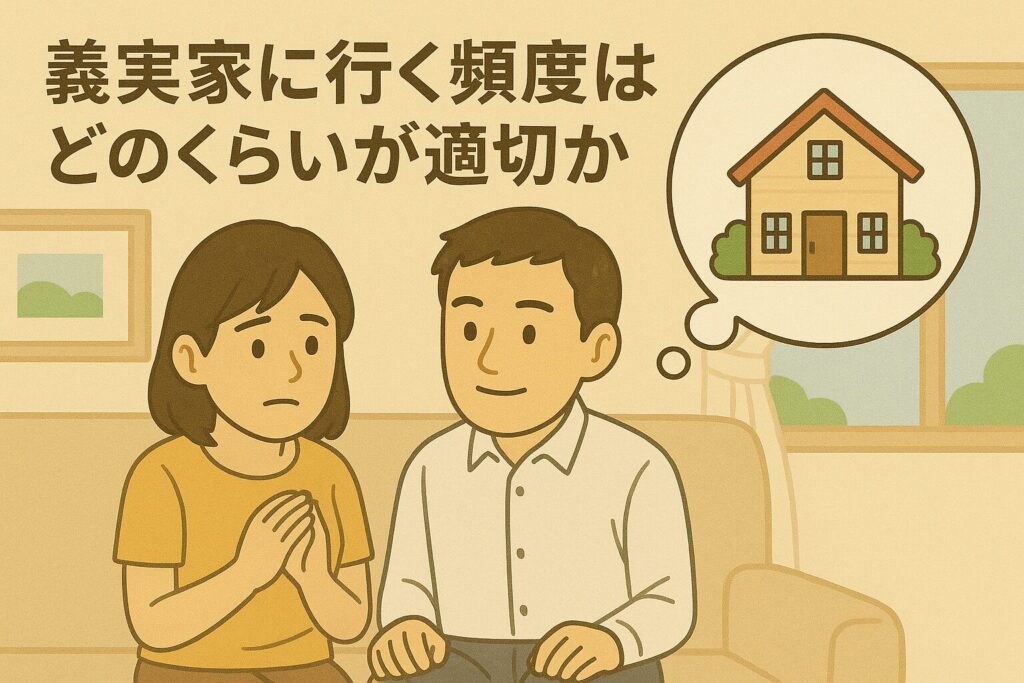 義実家に行く頻度はどのくらいが適切か