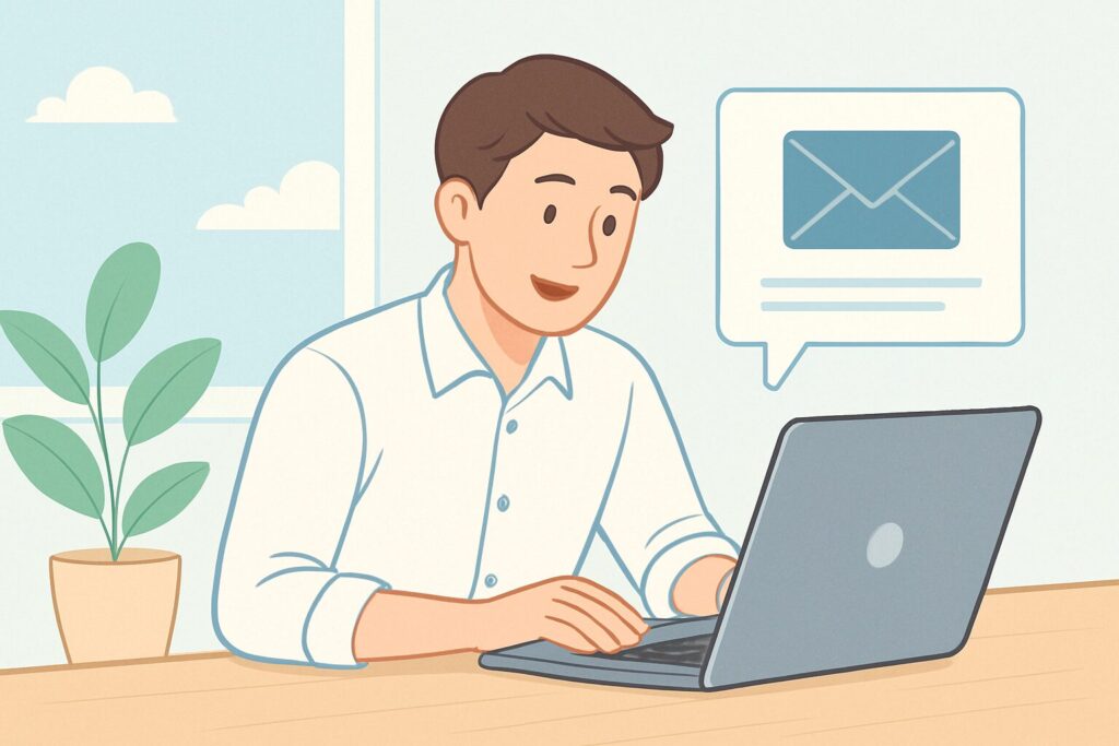 手続き完了 お礼 メールのタイミング