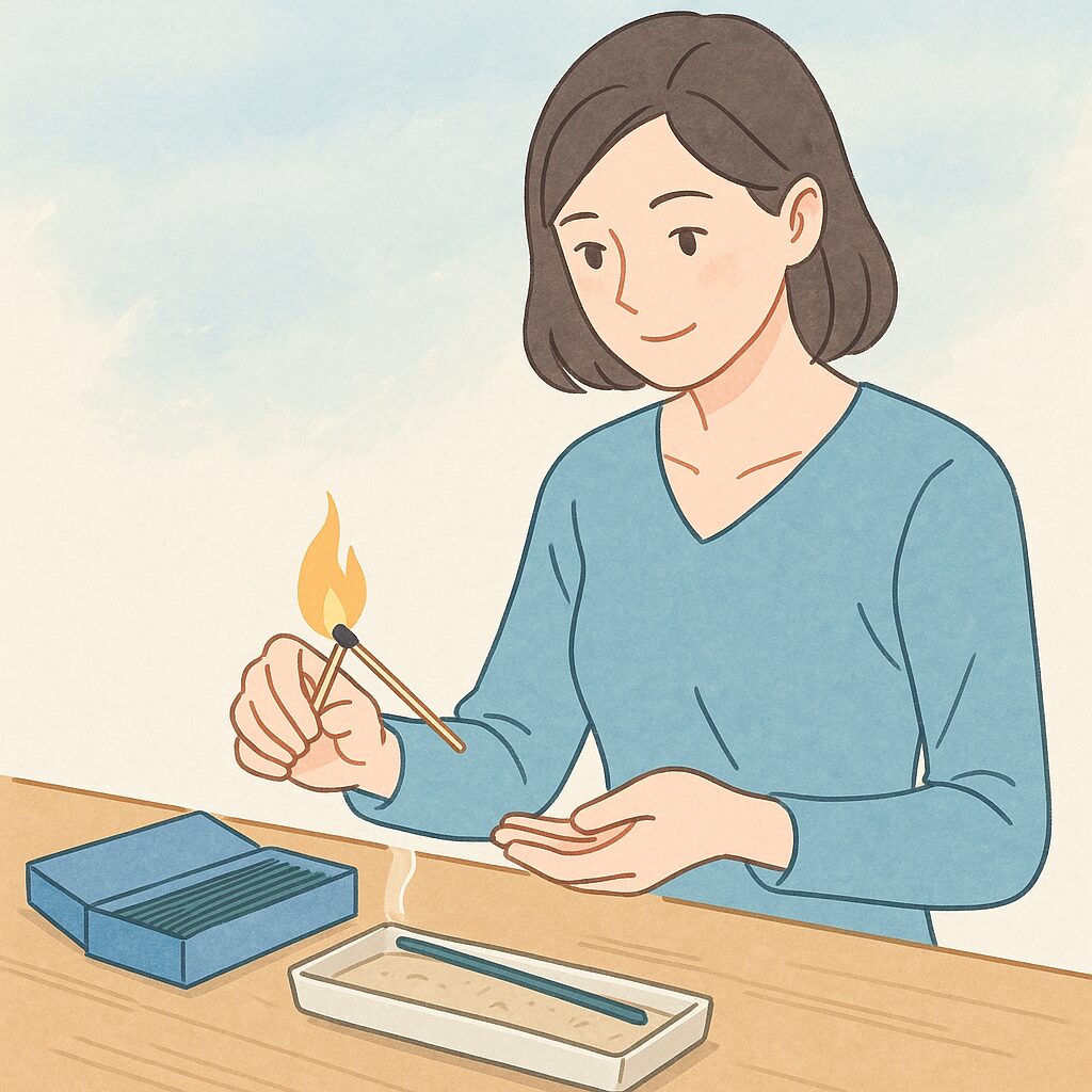 線香 横置き 消えないための線香皿選び