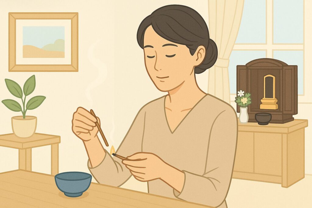 線香の匂いがする意味を感じたときに取るべき行動とは?