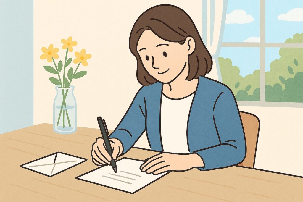 手続き完了 手紙にふさわしい言葉とは