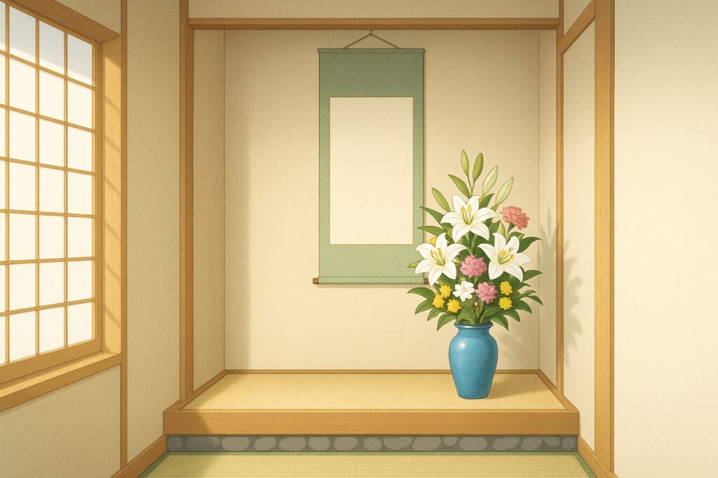床の間 花 飾り方のルール