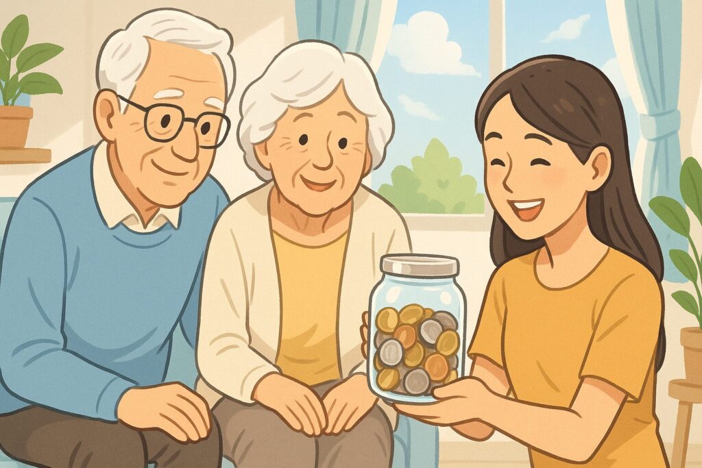 年金暮らし孫お祝い金でも無理せず喜ばれる工夫