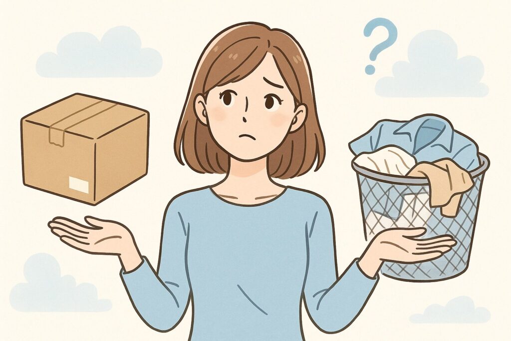 断捨離服売るか捨るかの最適な選び方とは