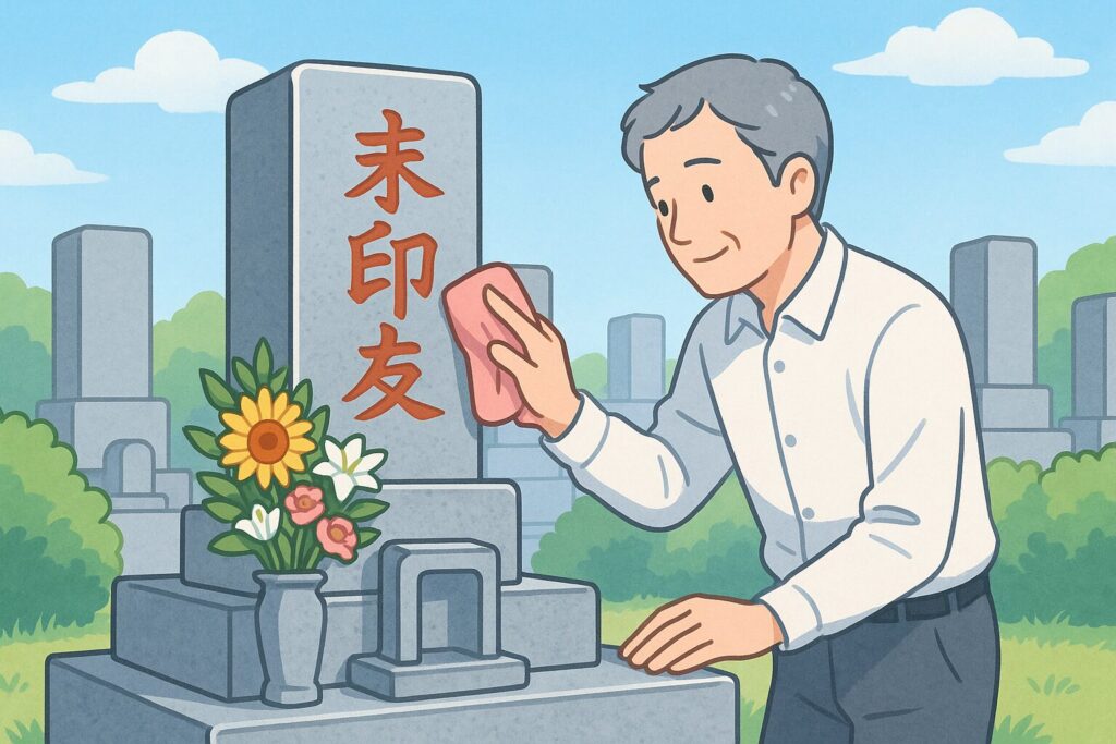 お墓建立者死亡後の墓石文字の補修