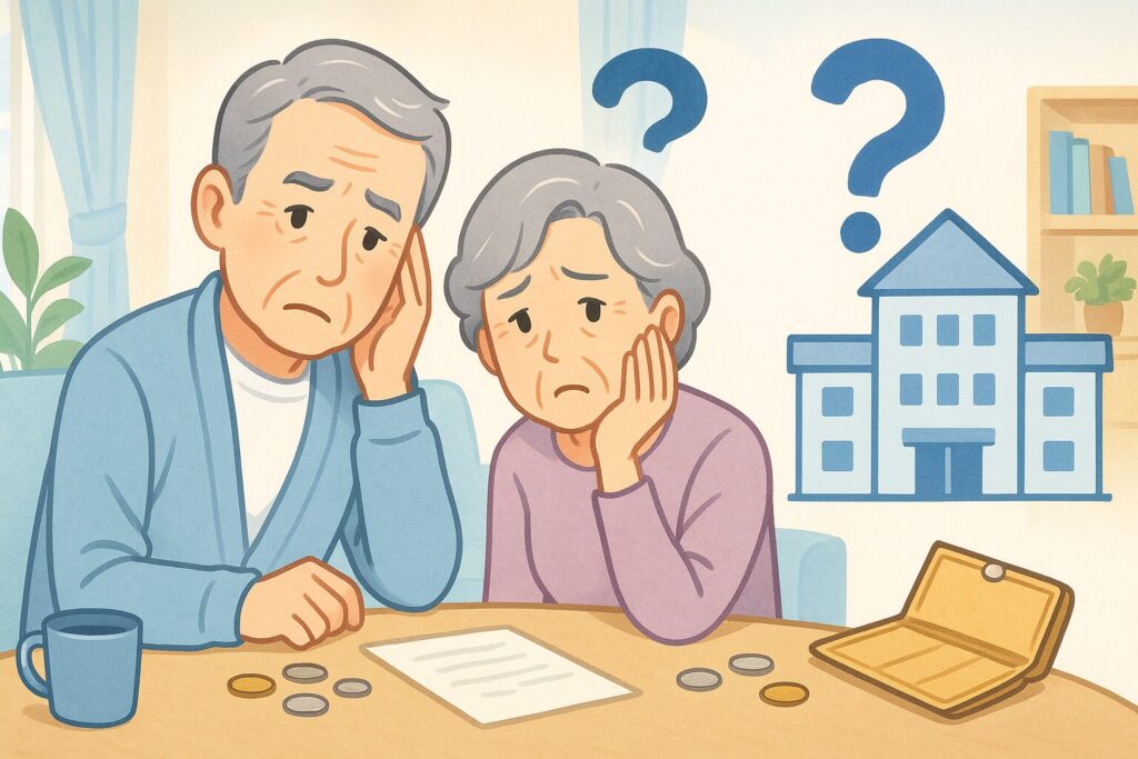 老人ホームのお金が無くなったらどうすればいいですか？