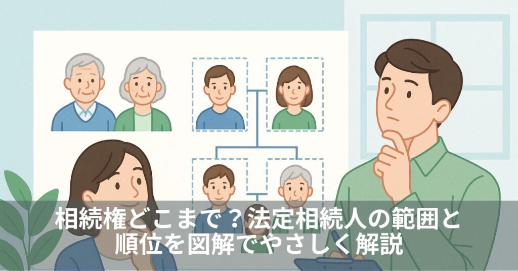 相続権どこまで?法定相続人の範囲を徹底解説