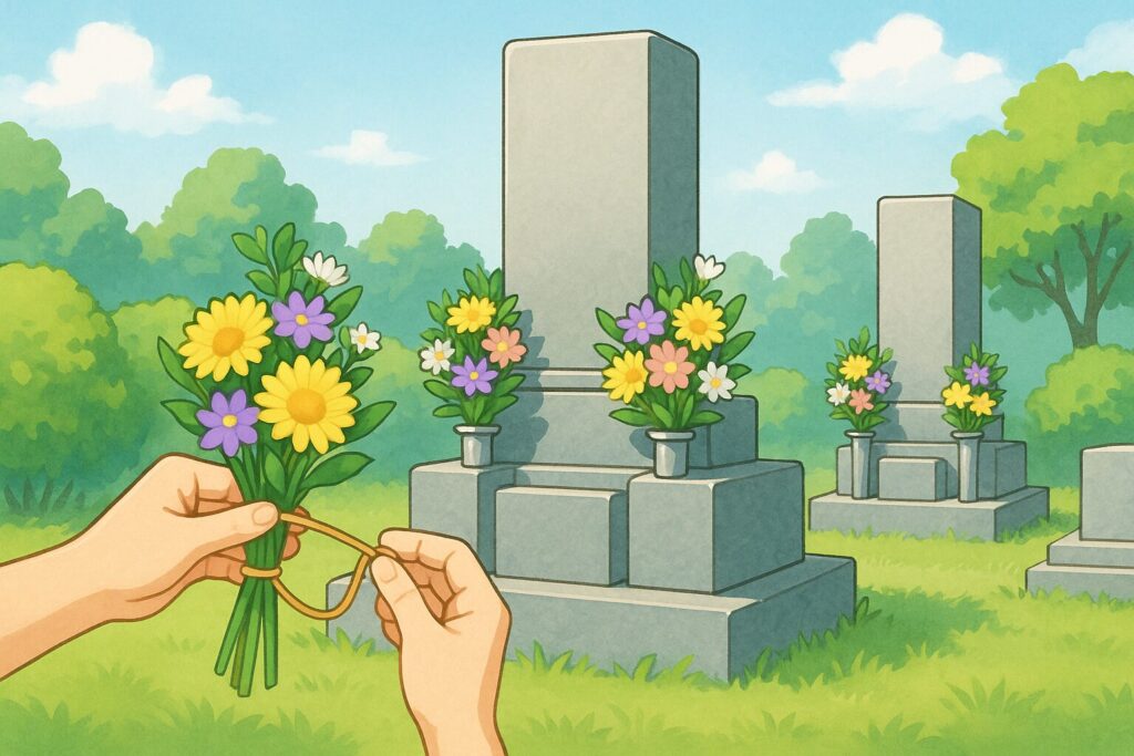 お墓の花は一対でないとダメなのでしょうか