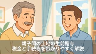 親子間の土地の生前贈与｜税金と手続きをわかりやすく解説