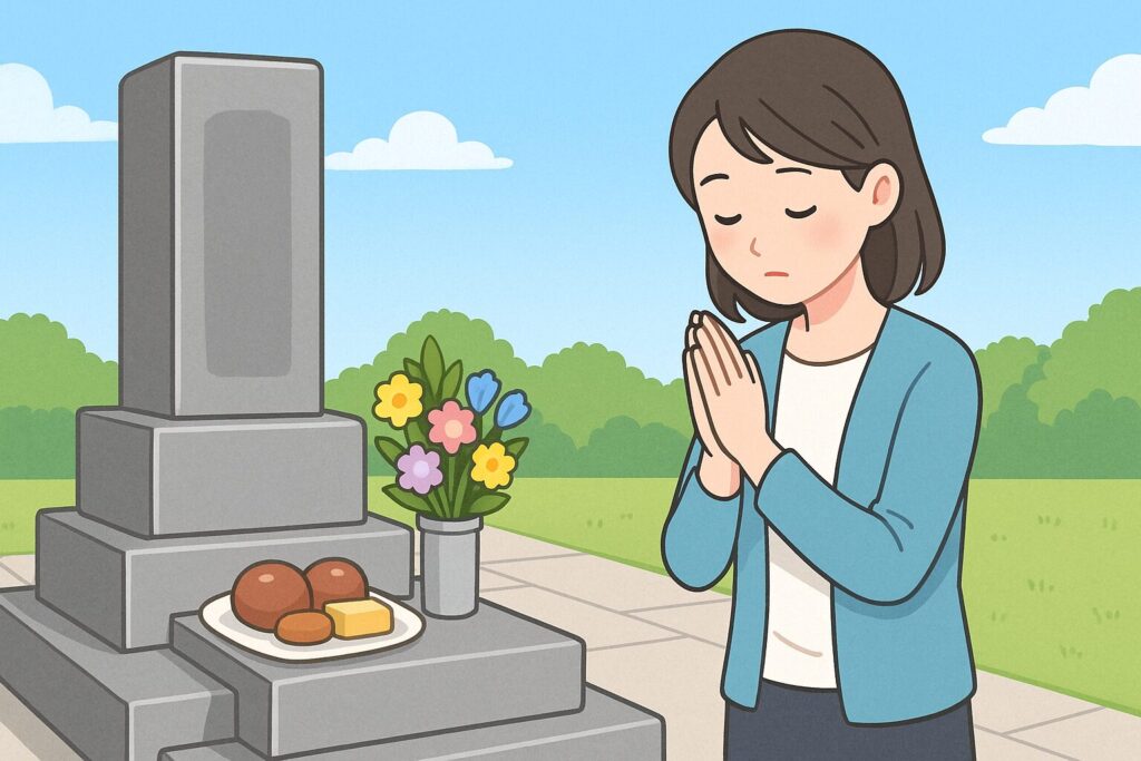 間違いやすいお墓お供え物置き方と後始末