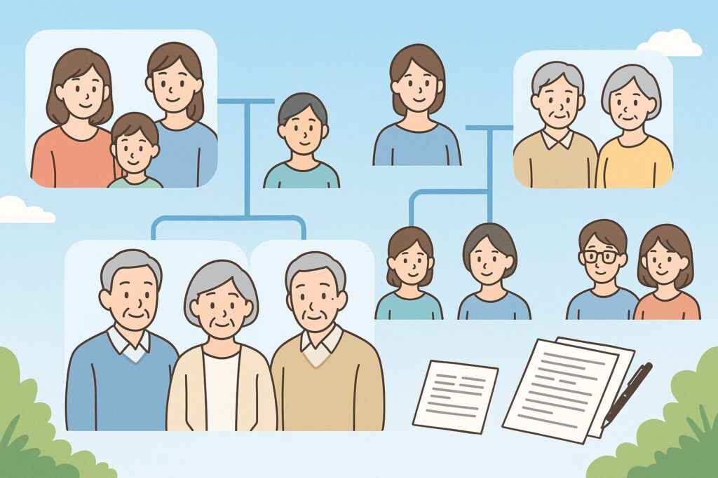 法定相続人とはどこまでの親族か