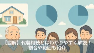 【図解】代襲相続とはわかりやすく解説！割合や範囲も紹介