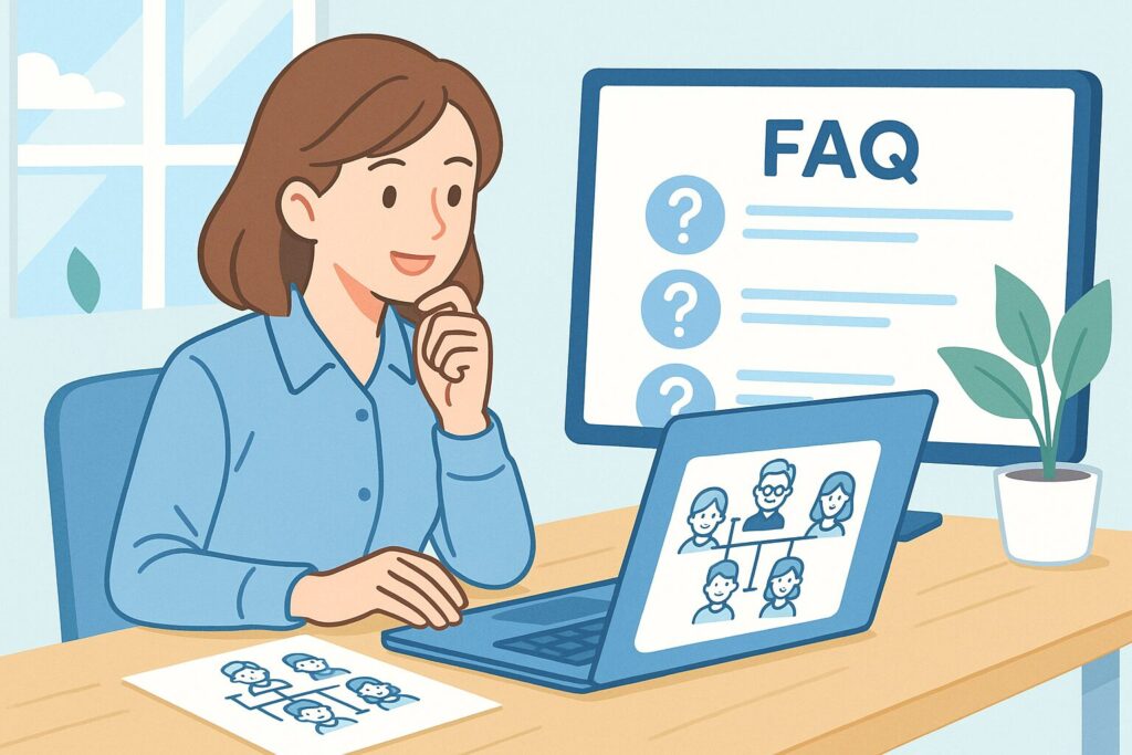 法定相続人関係図についてよくあるご質問FAQ