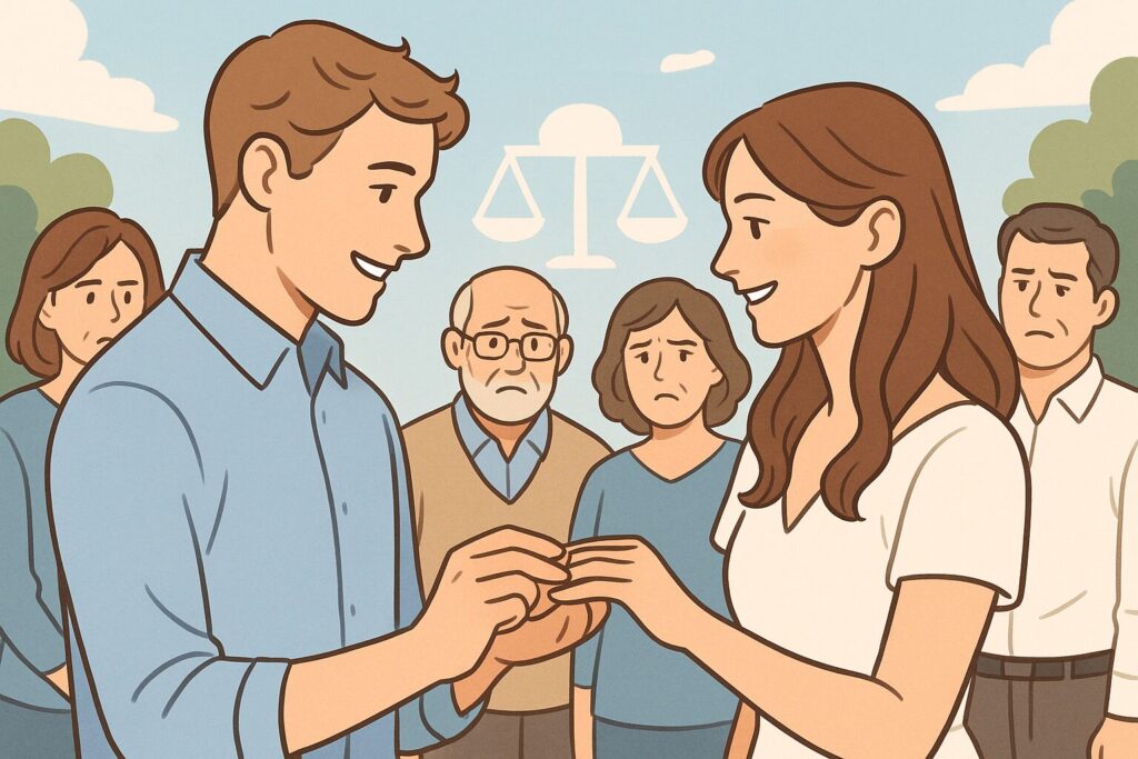 養子と実子の結婚と相続の問題