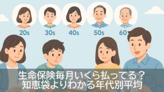 生命保険毎月いくら払ってる？知恵袋よりわかる年代別平均