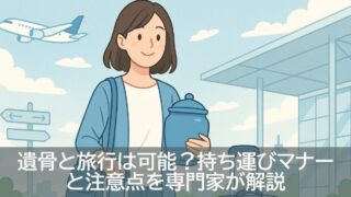 遺骨と旅行は可能？持ち運びマナーと注意点を専門家が解説