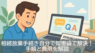 相続放棄手続き自分で知恵袋で解決!手順と費用を解説